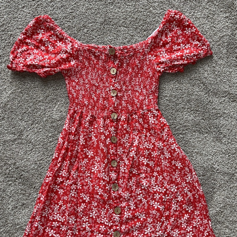 5 for $25🎈Roxy red dress - Picture 2 of 7
